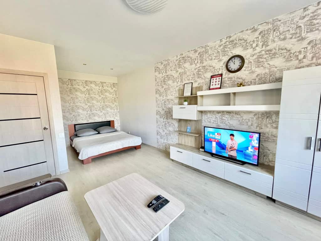 Большая однокомнатная квартира сети "PanApartments" на центральной улице города: главное фото 1