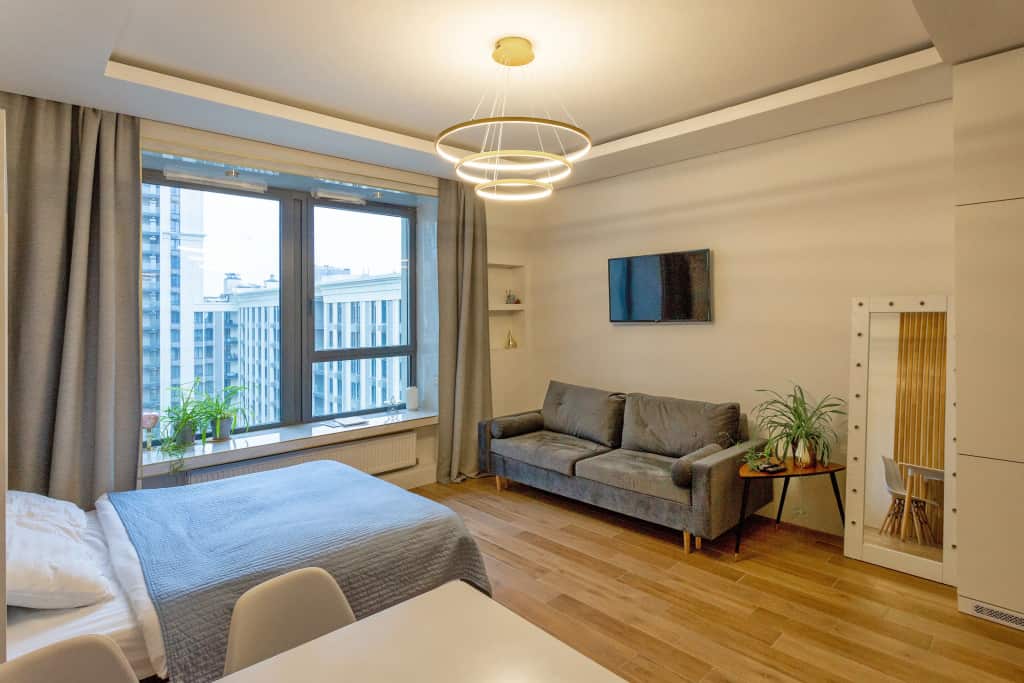 Апартаменты #3 White studio for 2+2 by Lo Apartments: главное фото 1