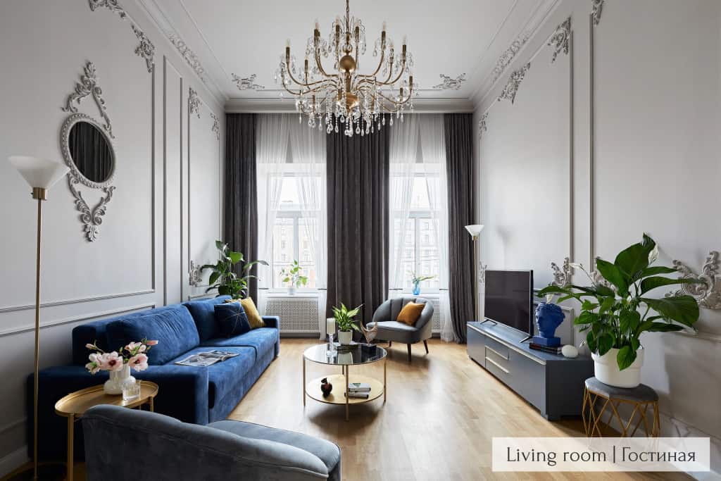 Апартаменты Minin Apartments с видом на Фонтанку 130 кв.м.: главное фото 1