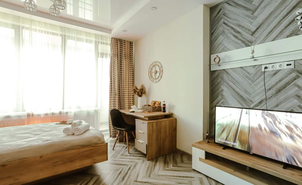 Апартаменты Lalapart Aristocrat с рабочим столом в ЖК Савеловский Сити: главное фото 1
