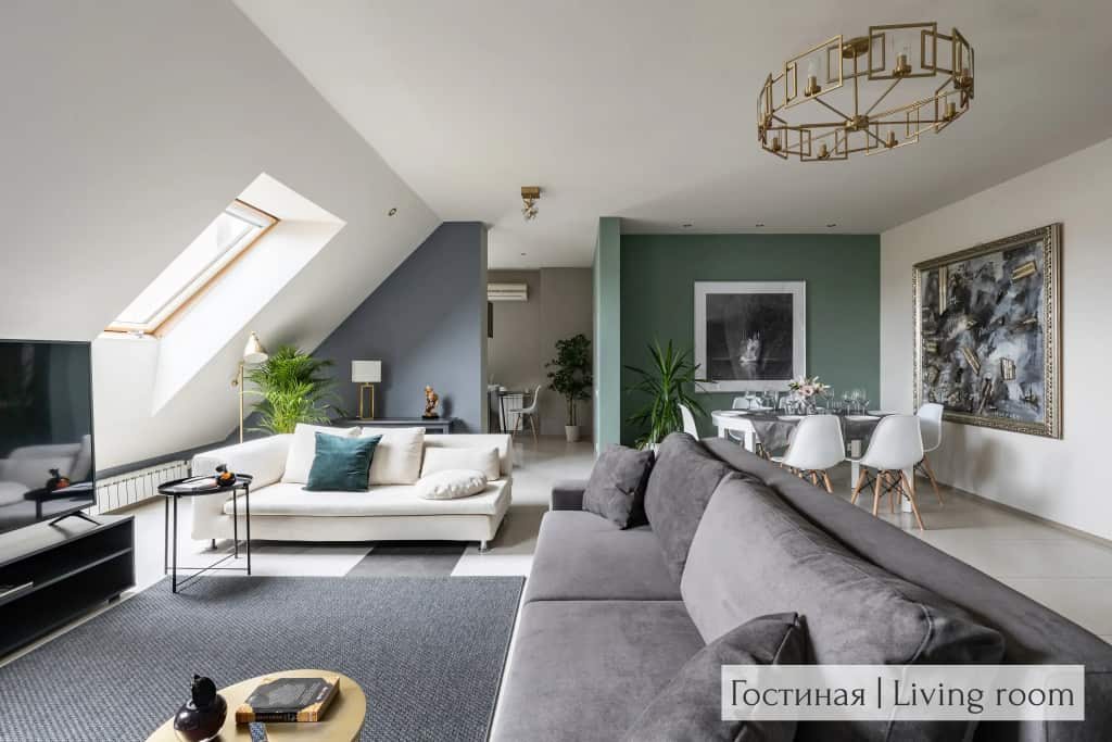 МАНСАРДА 170м² с Балконом от Minin Apartments: главное фото 1