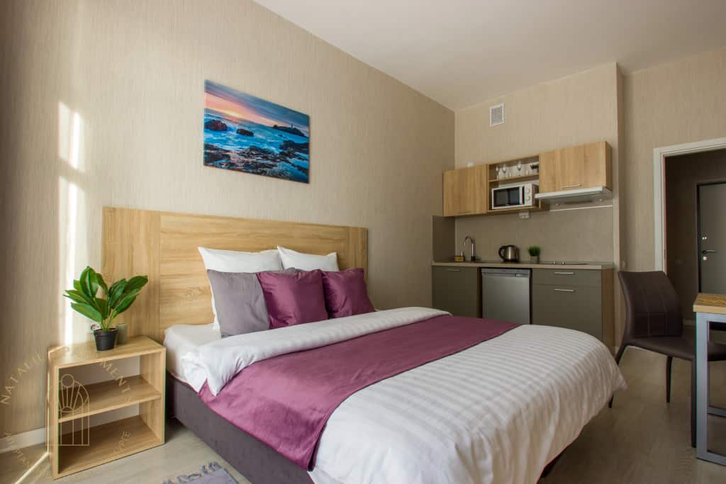 Апартаменты Студия Natalie Apartments Пулковское шоссе 14с6: главное фото 1