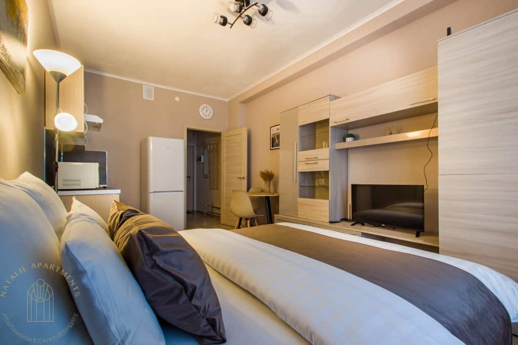 Апартаменты Студия Natalie Apartments Пулковское шоссе 14 Е (16): главное фото 1
