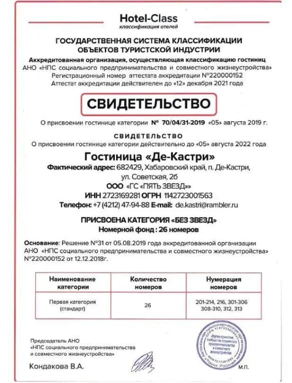 Де-Кастри (Бывш. Пять звезд): фото 3