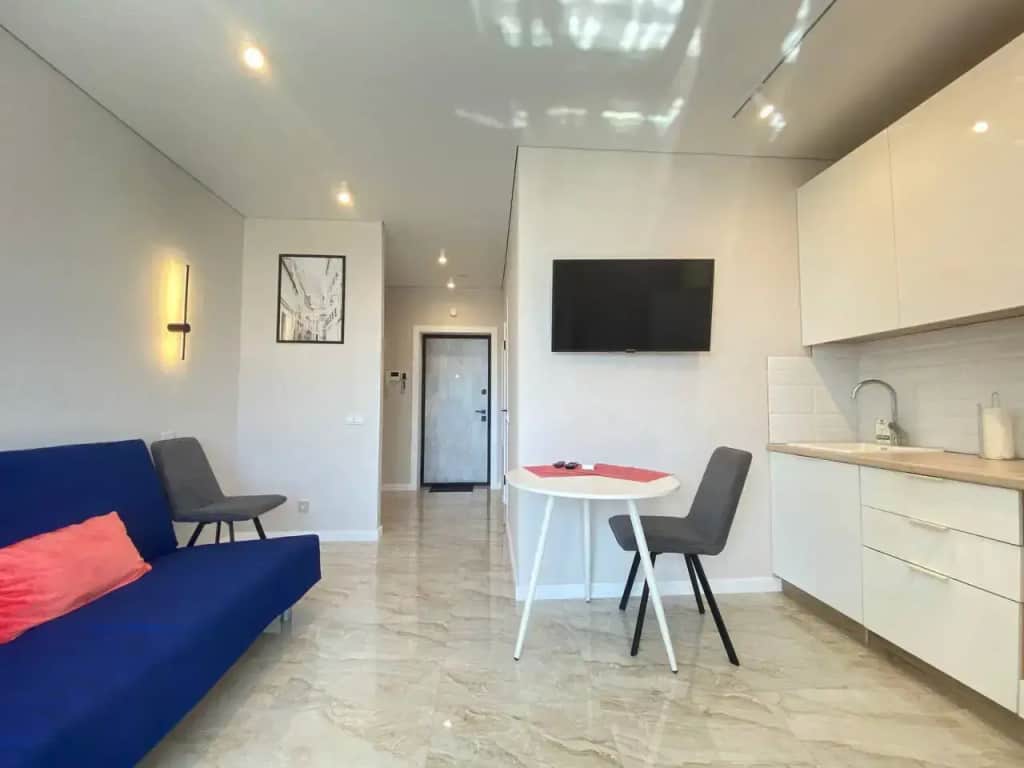 Квартира Видовая Студия 25 кв.м. 10/10 с дизайнерским ремонтом: фото 2