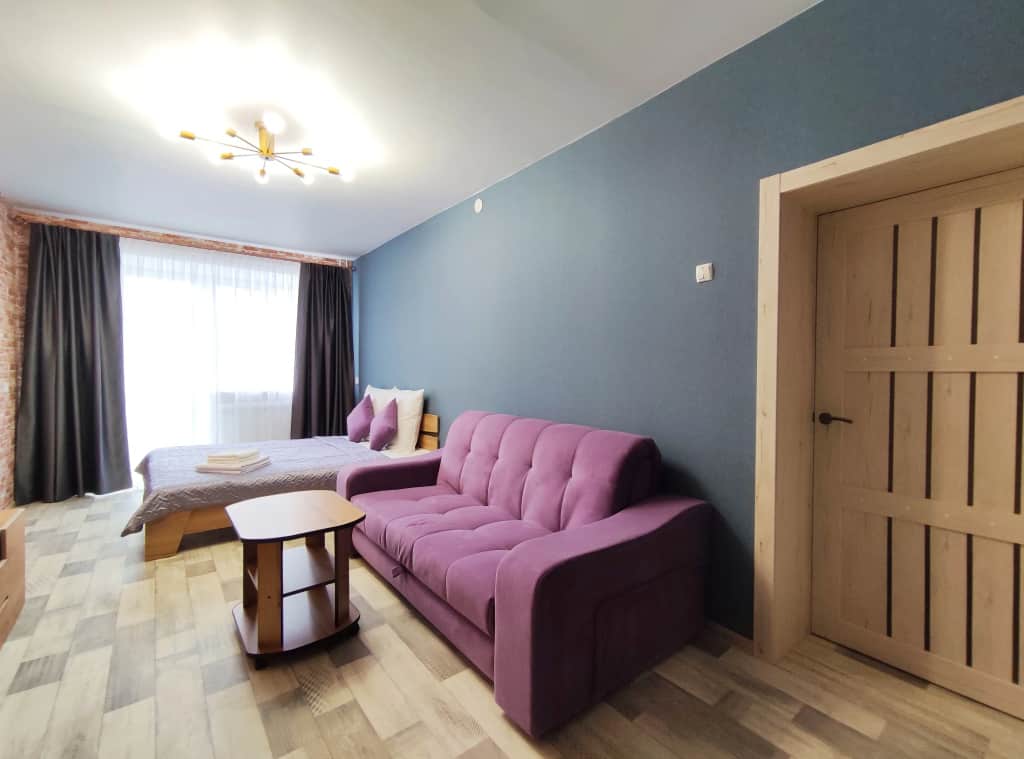 Апартаменты 2-комнатные LOFT STYLE от АКВАРЕЛЬ.FLAT у Драмтеатра: фото 2