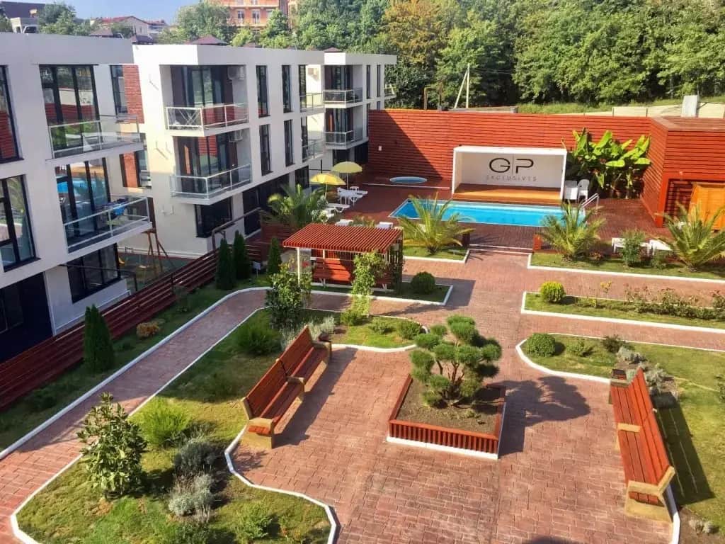 Апартаменты Green Palace 10 С Подогреваемым Бассейном Круглый Год: фото 3