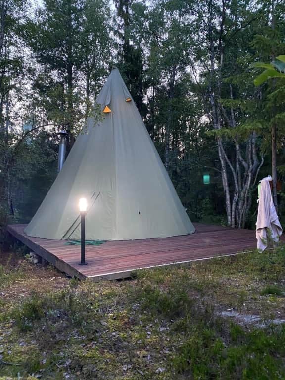 Глэмпинг Типи на берегу Белого моря: фото 2
