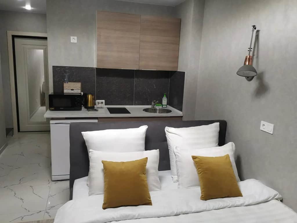Апартаменты RentHome студия Горчица на Южном шоссе у ТЦ Амбар: фото 3
