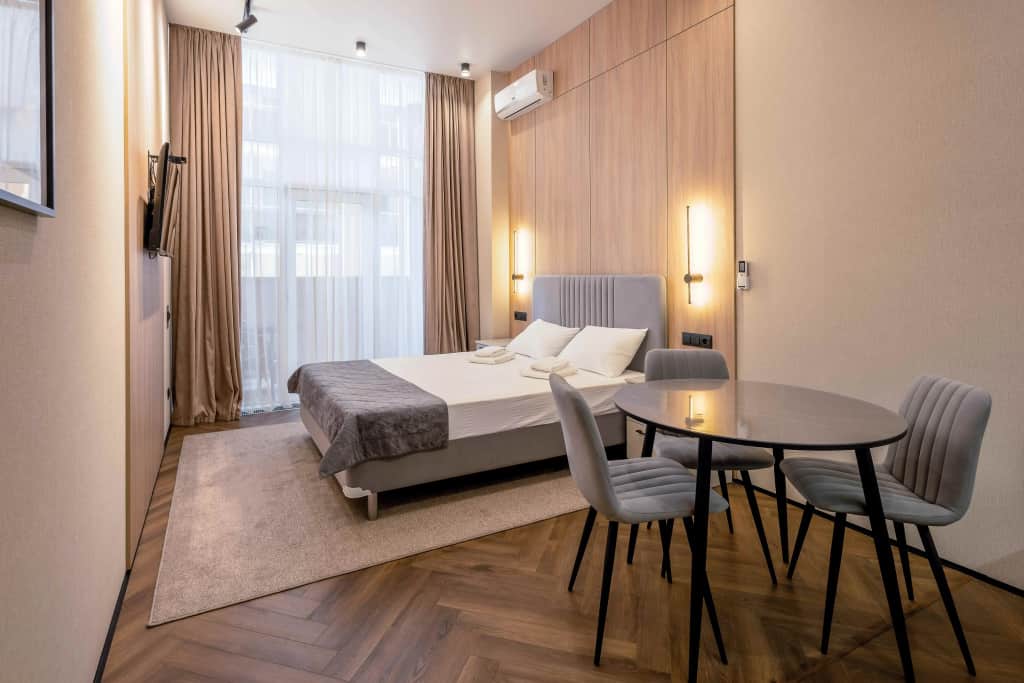 Апартаменты Светлана Парк ApartAmore с кухней: фото 2