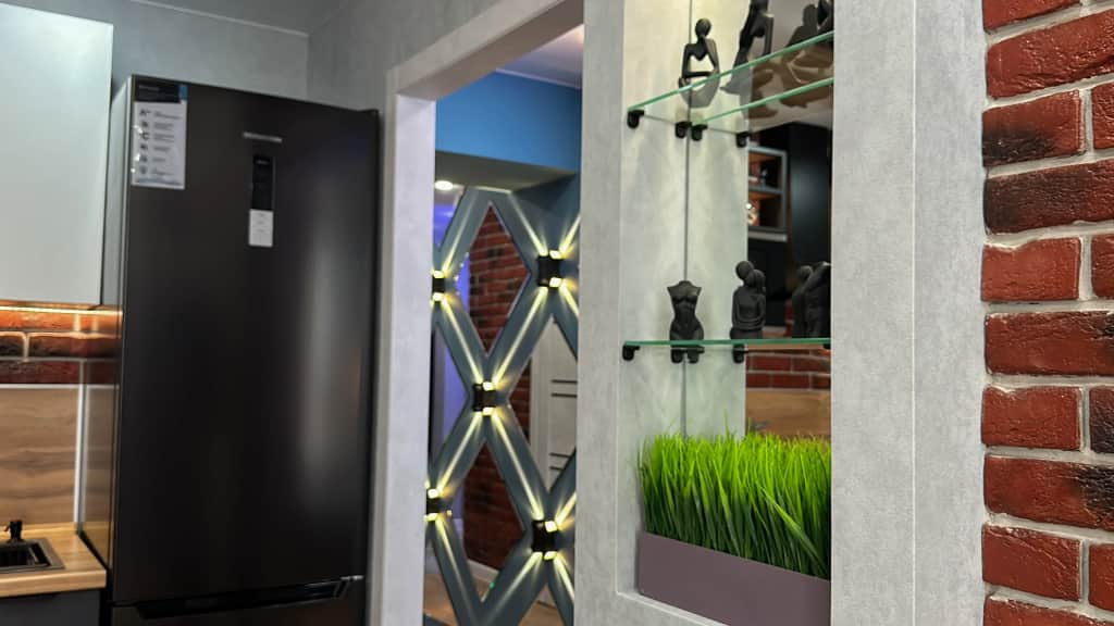 Апартаменты Евродвушка с дизайнерским решением в стиле Soft loft: фото 2