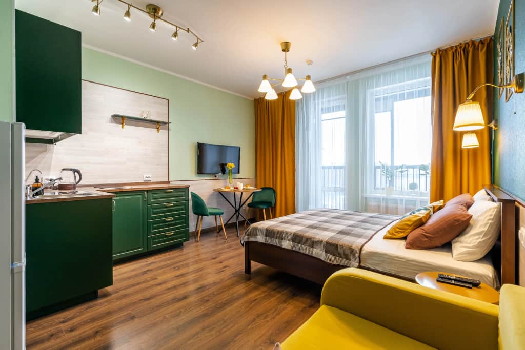 Апартаменты Green studio Emerald: фото 2