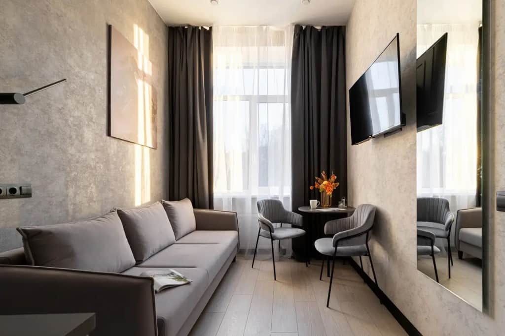 Апартаменты Park Side Cтудия с Диваном: фото 2