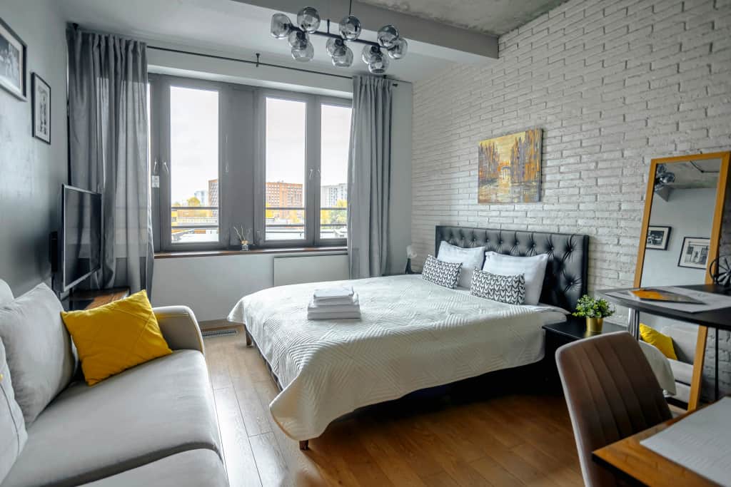 Апартаменты Lalapart London Loft просторная студия 38м в ЖК Савеловский Сити: фото 2