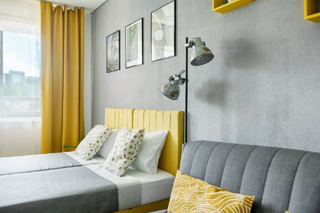Квартира Yellow Apart рядом с Метро Ладожская: фото 3