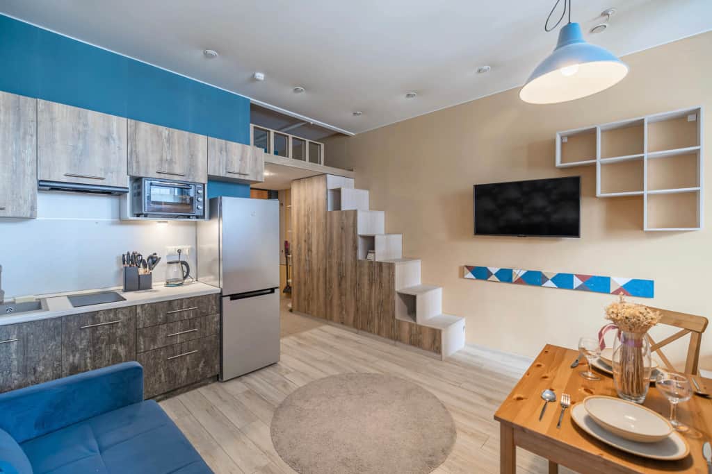 Квартира Студия, 34 м², 2 кровати: фото 3
