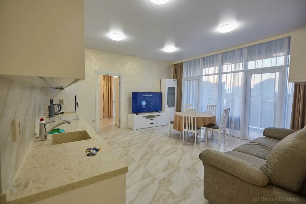 Апартаменты Svetlana Park Lux, 12 этаж, 4 Комнаты: фото 3