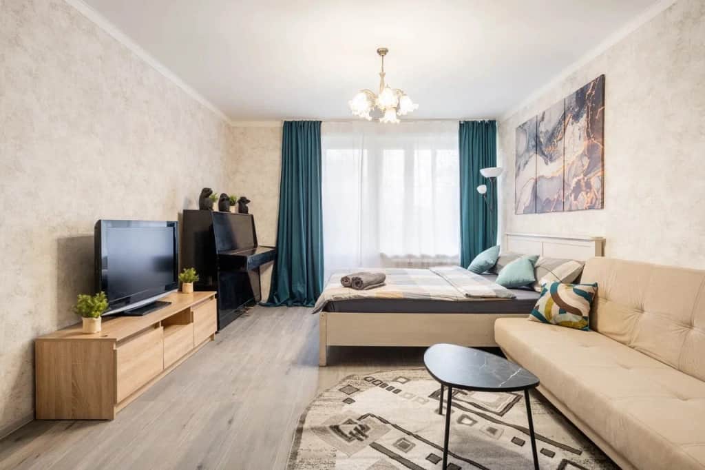 Апартаменты 1-комнатная Квартира 35 м² на 2/14 этаже: фото 2