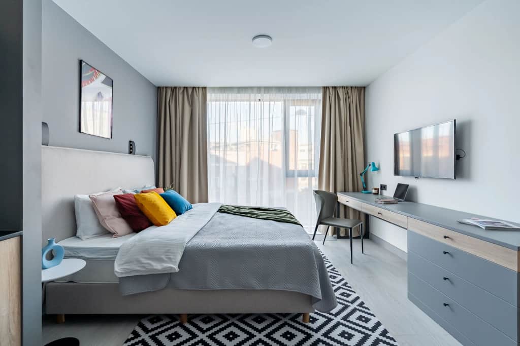 Апартаменты Sova Yard View Blue: фото 3