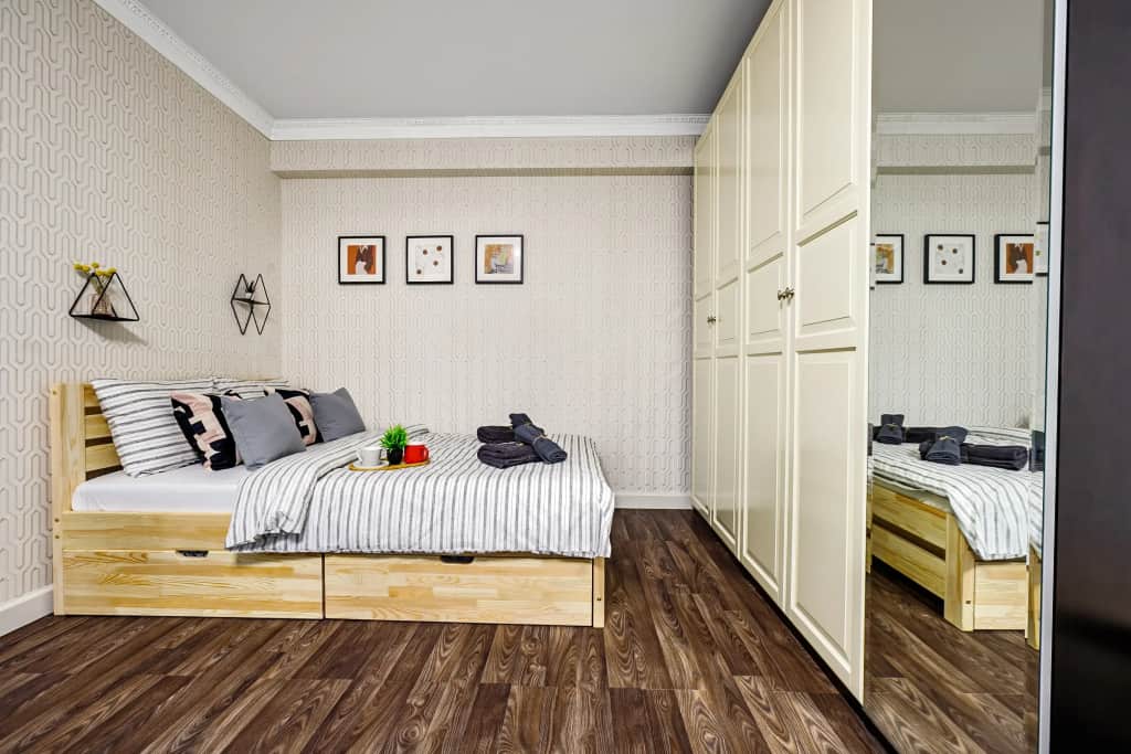 Апартаменты Belorusskaya railway station cozy apartment with parking: фото 2