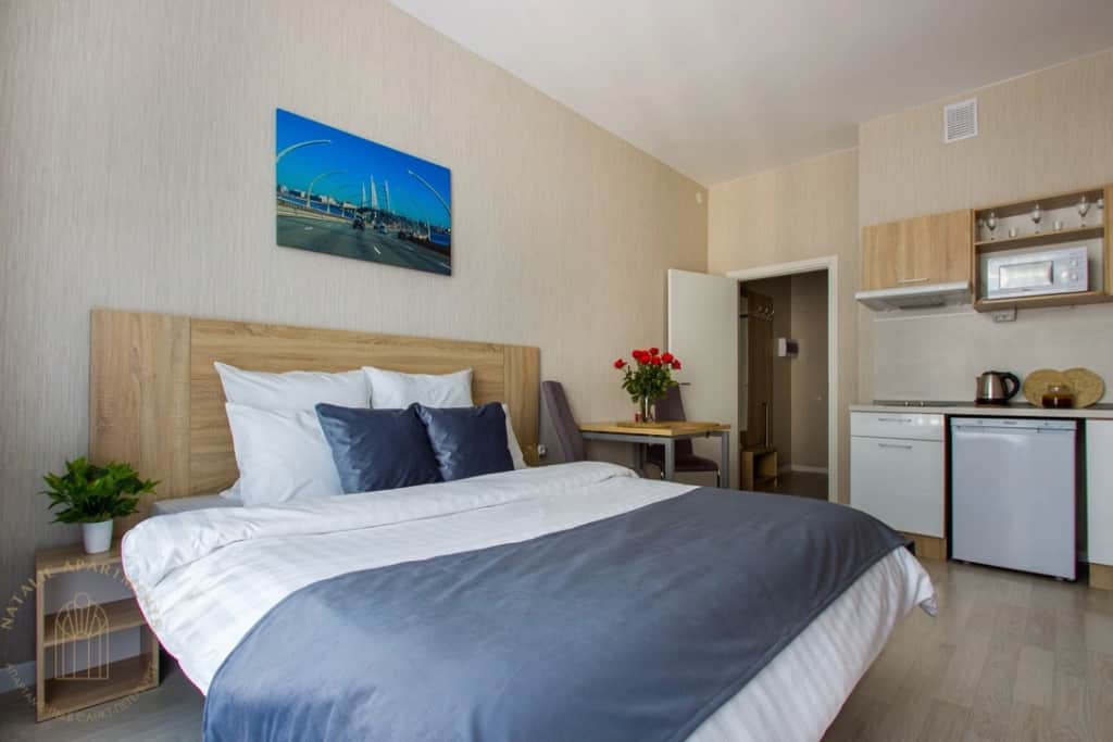 Апартаменты Студия Natalie Apartments Пулковское шоссе 14с6: фото 3