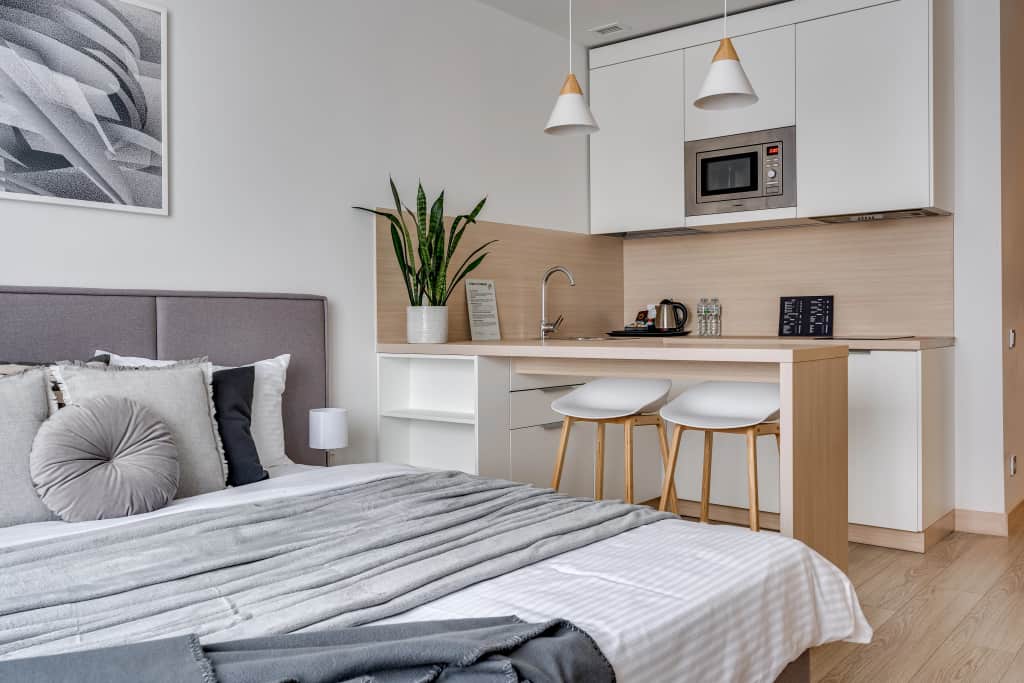 Апартаменты Grey Apartment с видом на город: фото 3