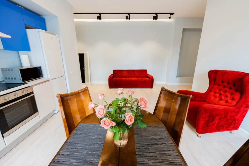 Апартаменты a.m. Rooms Petrovskiy Apartments с видом на реку: фото 2