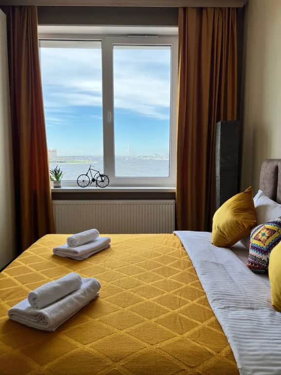 Апартаменты Piter Apartments Двухкомнатные видовые с кондиционером ЖК Эмеральд: фото 2