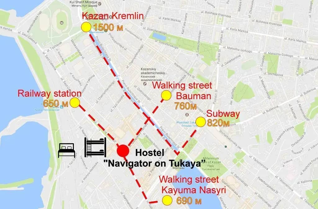 Жилые помещения Navigator na Tukaya: фото 7