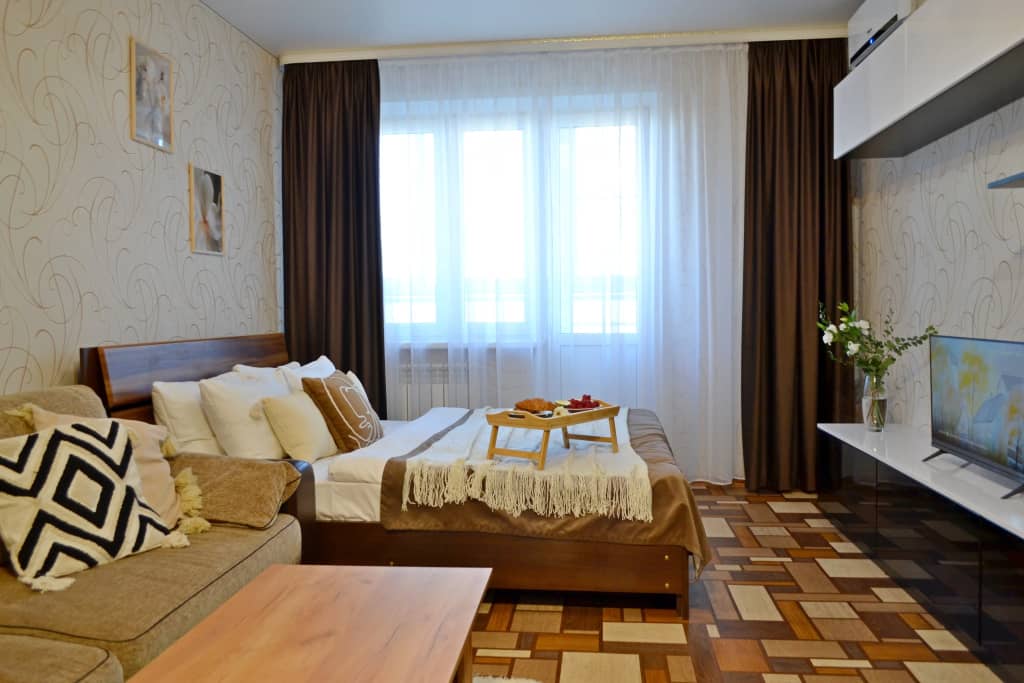 Апартаменты Атмосфера - Центр, Wi-Fi 5G,  Smart-TV и кондиционер: фото 4