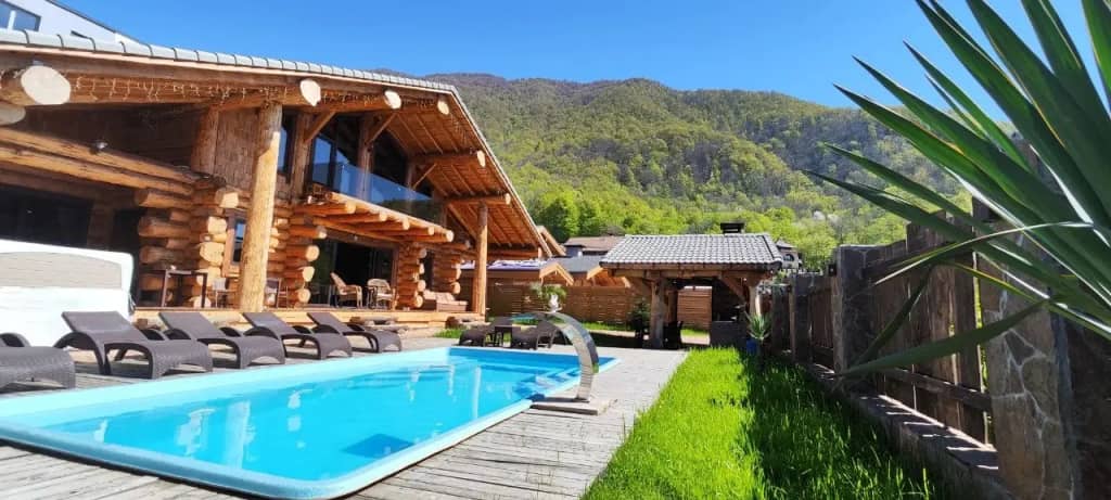 Шале Кедр 750, 6 спален, 15 гостей с Бассейном и Баней: фото 6