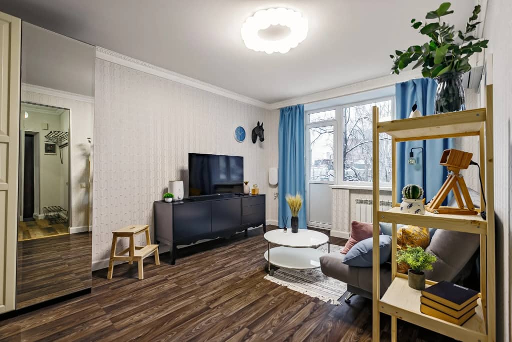 Апартаменты Belorusskaya railway station cozy apartment with parking: фото 5