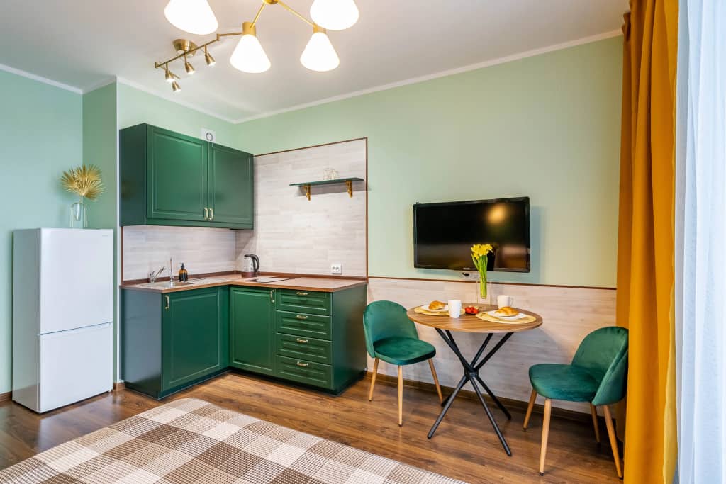 Апартаменты Green studio Emerald: фото 4