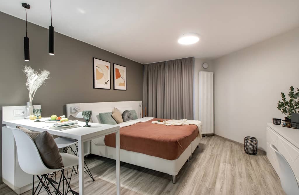 Апартаменты Студия Cozy у Метро Бухарестская: фото 4