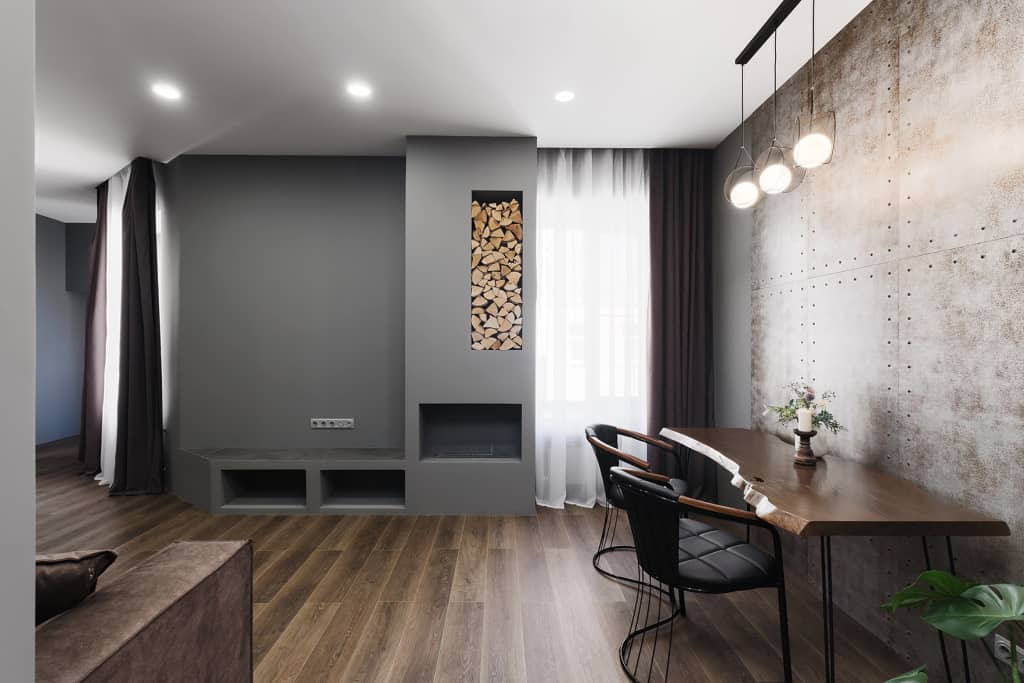 Moderna Centre Дизайнерская квартира с камином: фото 7