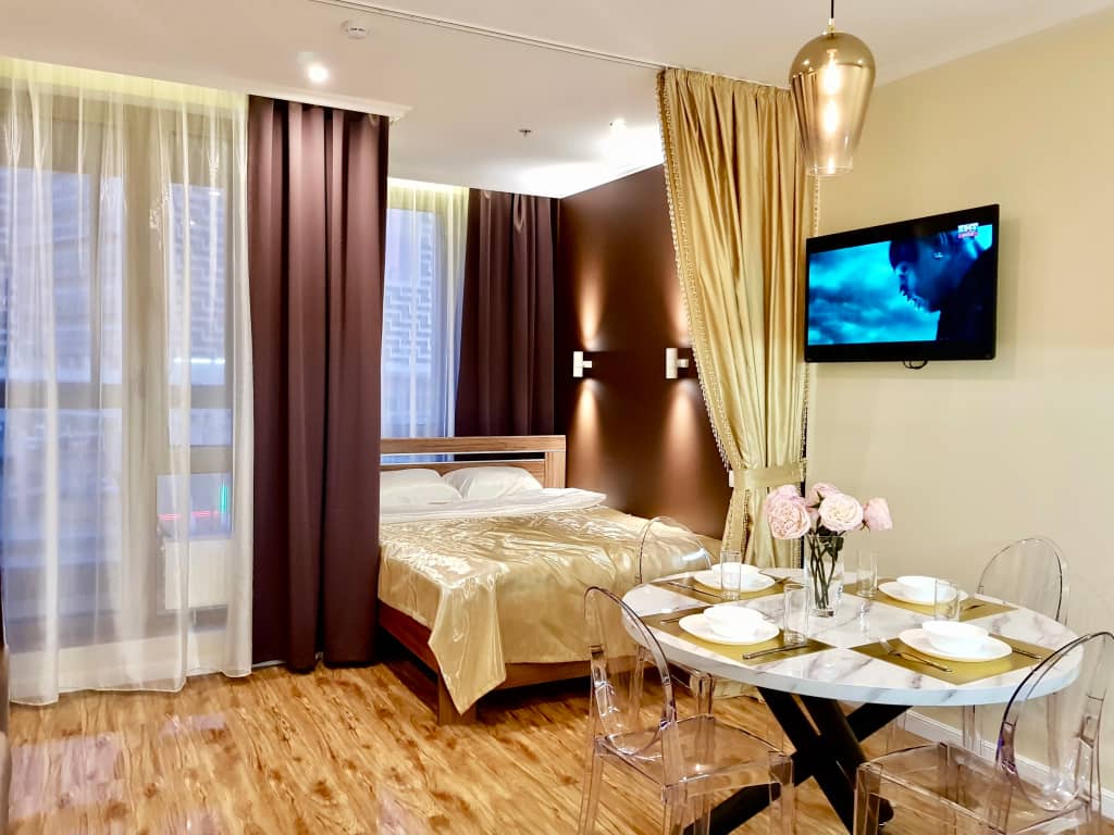 Апартамент Golden Deluxe у ТЦ Авиапарк: фото 4
