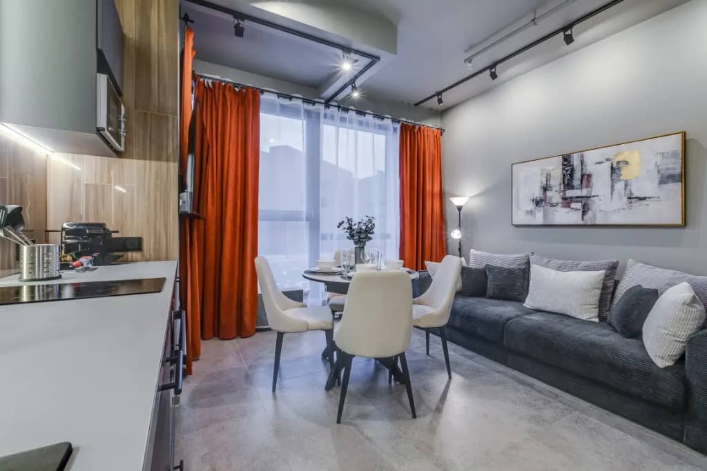 Апартаменты Премиум с Видом на Город Business Apartments: фото 7