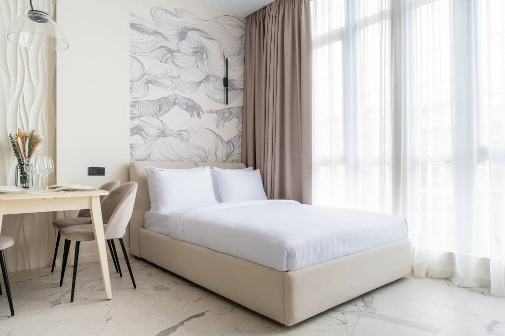 Апартаменты Red Apartments Арт Лайт Сити Апартамент Микеланджело: фото 5