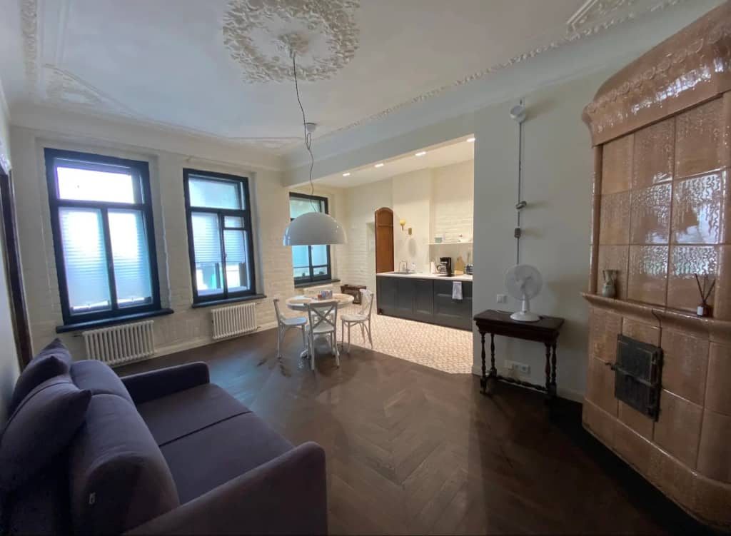 Квартира Дизайнерская с Большой Гостиной и Камином: фото 5