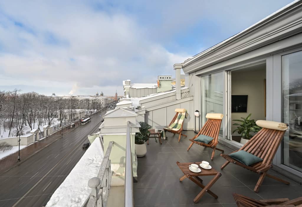 Апартаменты Minin Apartments Мансарда с террасой и видом на Невский 170 кв.м.: фото 4