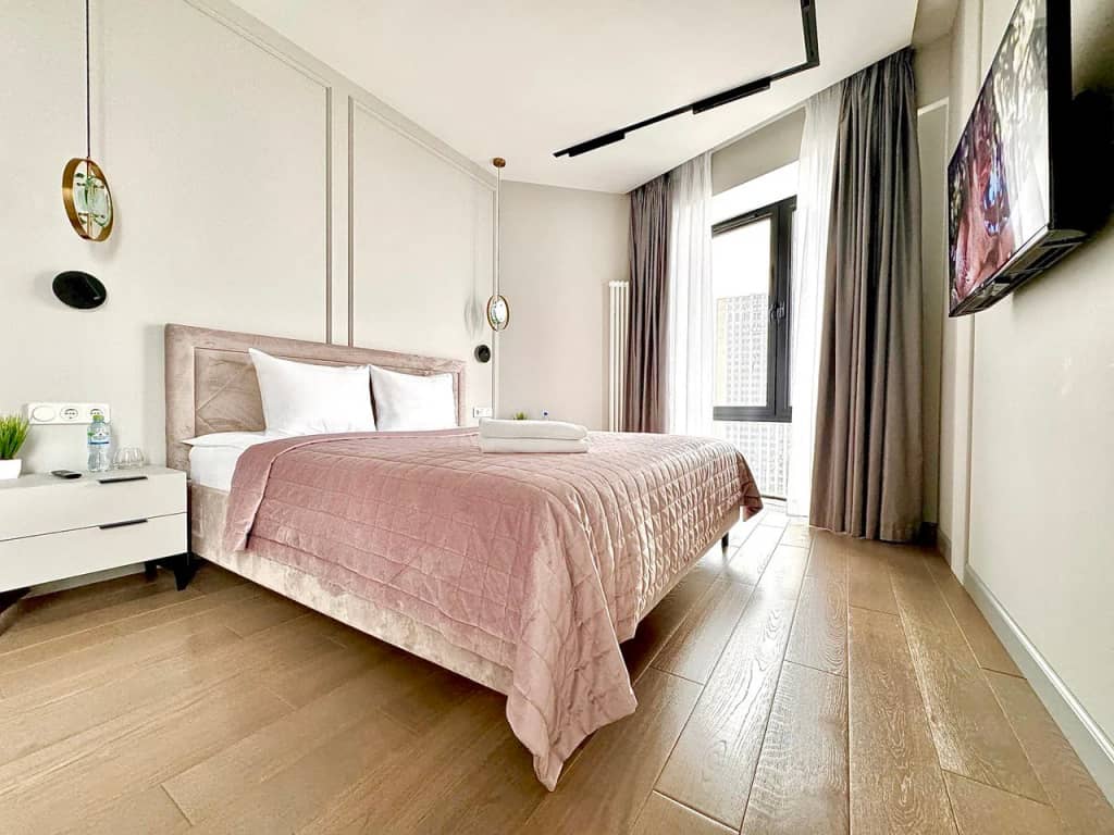 Апартаменты Lalapart Modern classic с видом на город у метро Дмитровская: фото 5