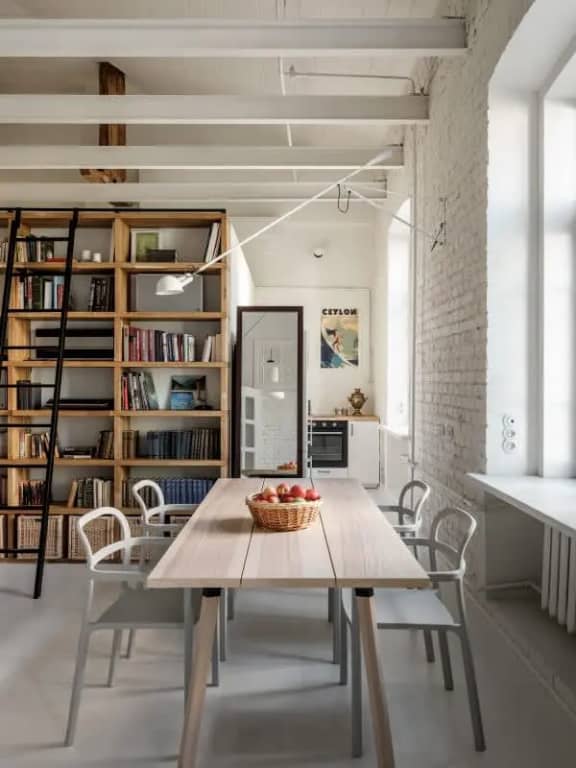 Апартаменты Flat Inn с камином в арт-лофте рядом с метро Комсомольская: фото 6
