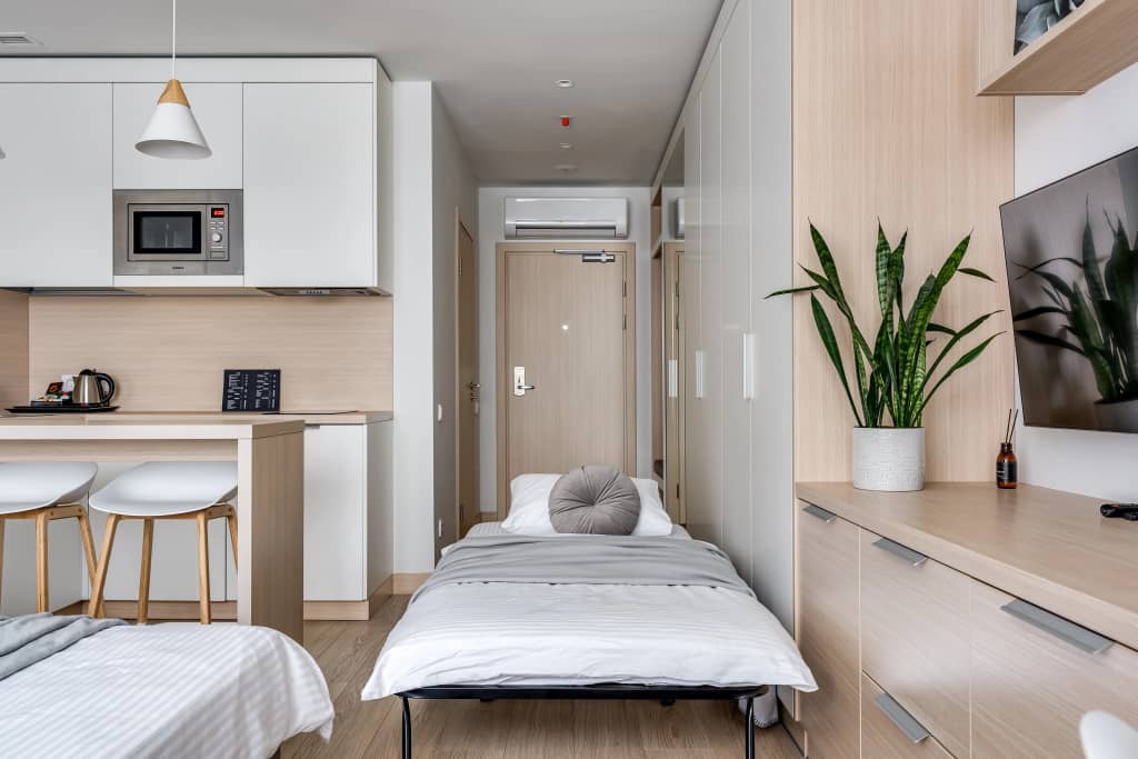 Апартаменты Grey Apartment с видом на город: фото 6