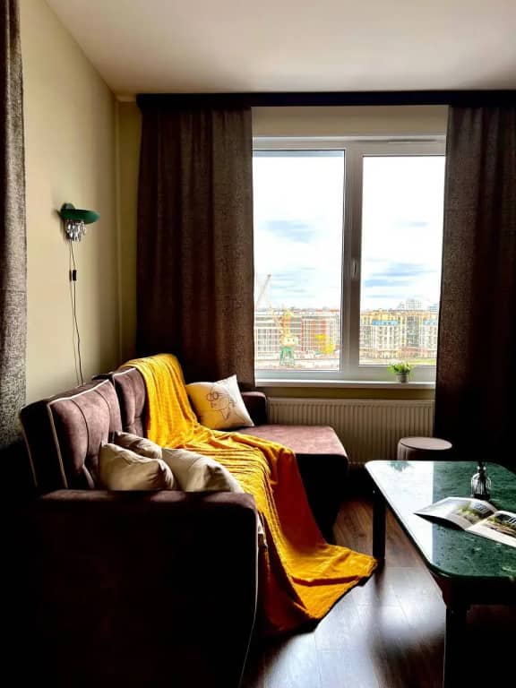 Апартаменты Piter Apartments Двухкомнатные видовые с кондиционером ЖК Эмеральд: фото 7