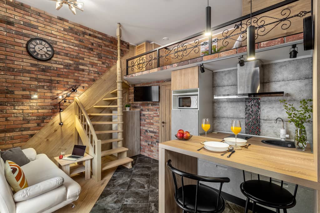Апартаменты Двухэтажные в Стиле Гранж от Home Group apartments: фото 7