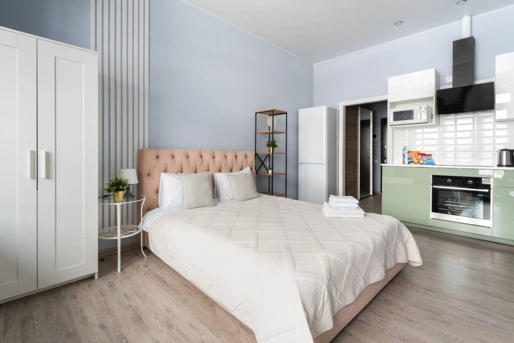 Апартаменты Lalapart Aquamarine с балконом у метро Дмитровская: фото 5