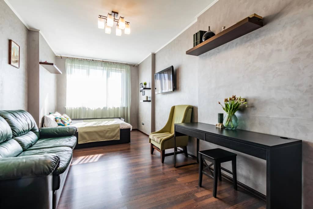 Однокомнатные апартаменты Stepanenkov с видом на город на Белинского 177а/3: фото 7