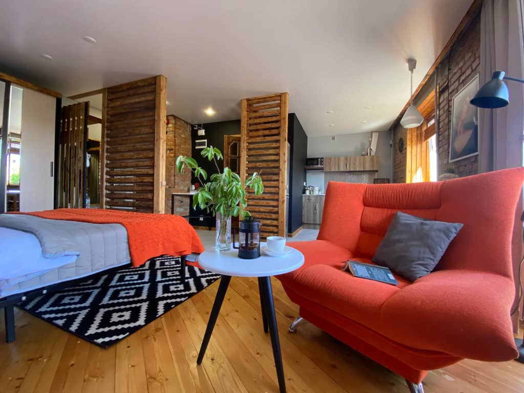 Апартаменты Hygge Karelia в стиле Art Loft: фото 7