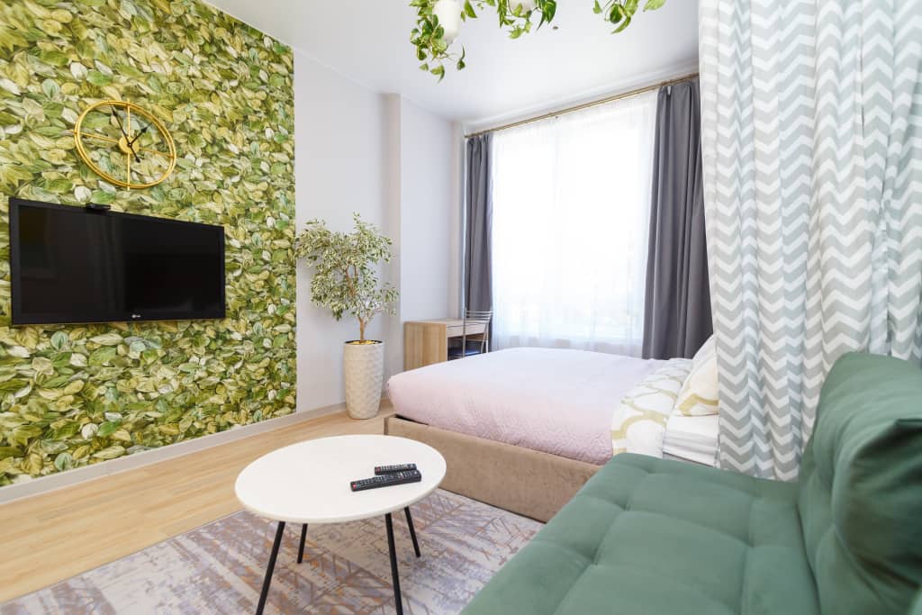 Апартаменты Green Tower — просторная студия в центре: фото 4