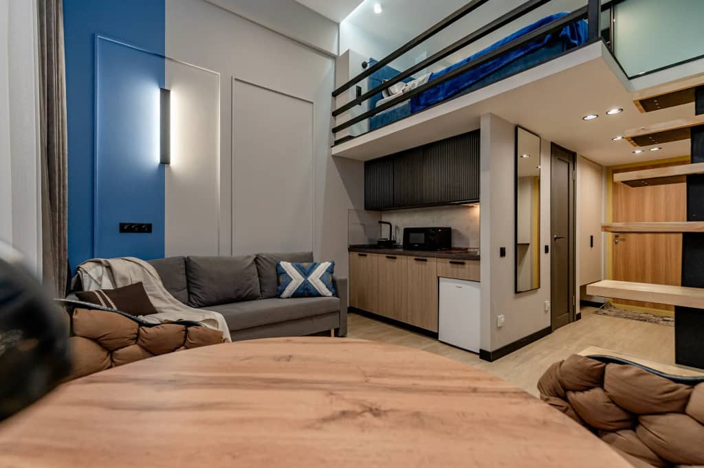 Апартаменты Эстетская студия Zen Home со вторым этажом: фото 4